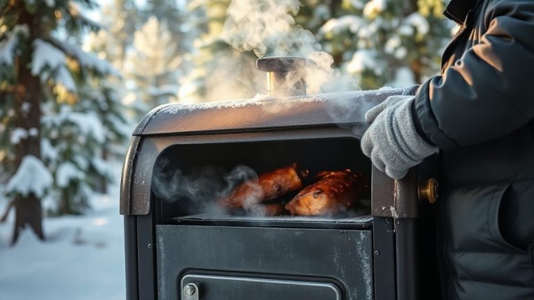 can you smoke meat in cold weather