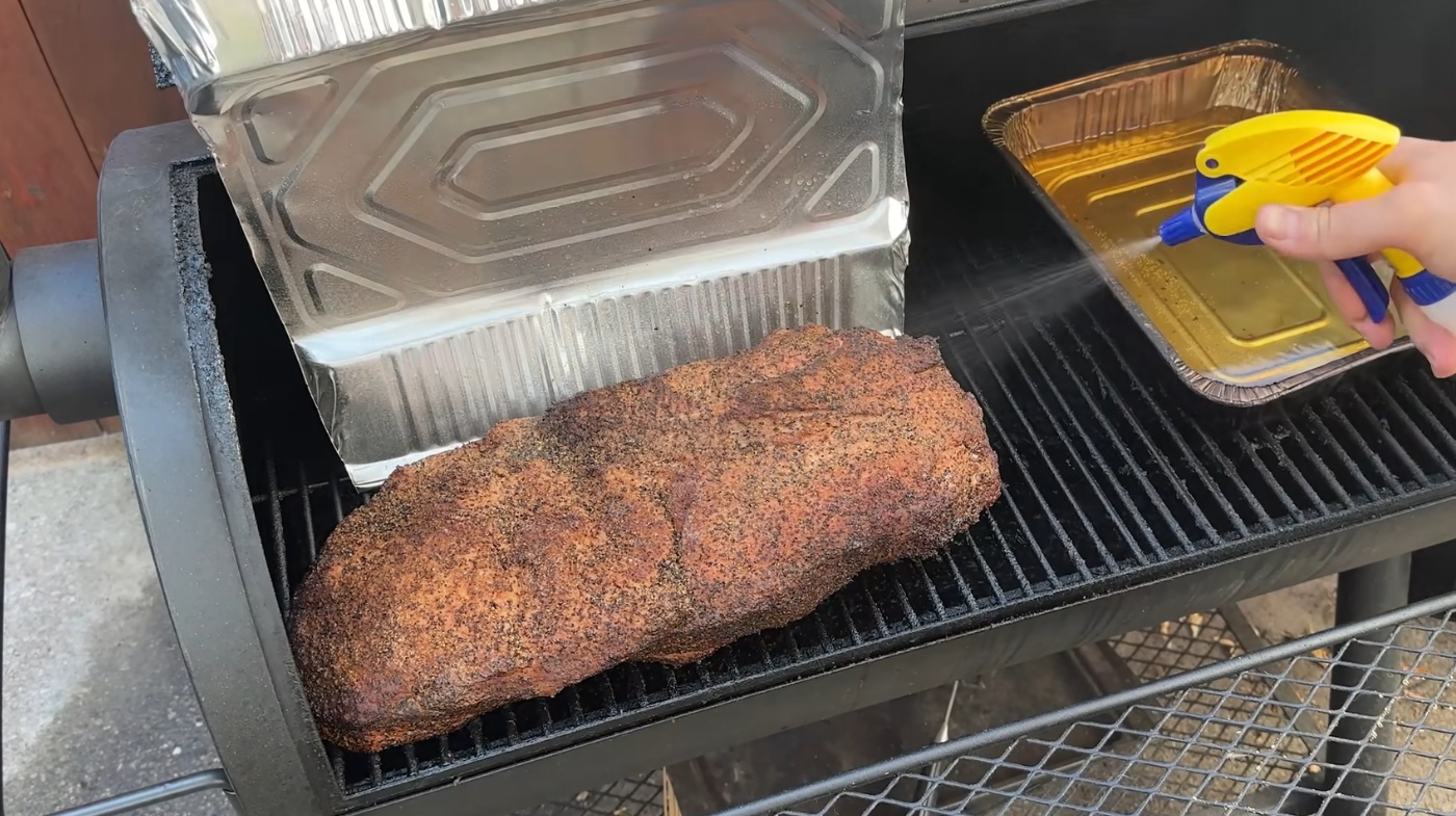 do you need to spritz brisket
