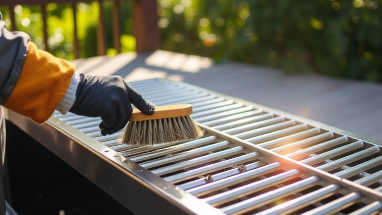 how to clean stainless steel grill