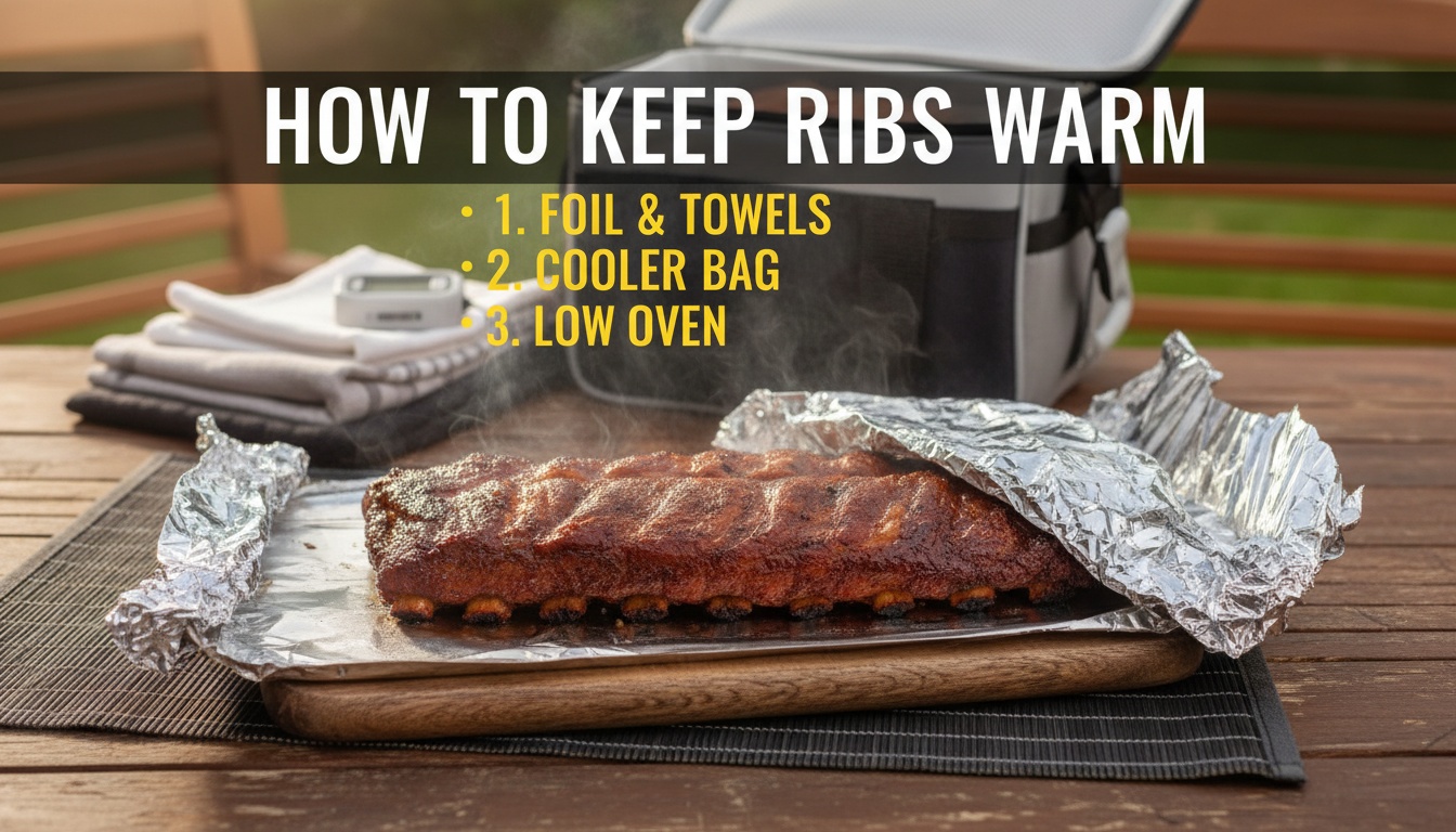 How to Keep Ribs Warm