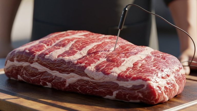 Where to Put Temp Probe in Brisket