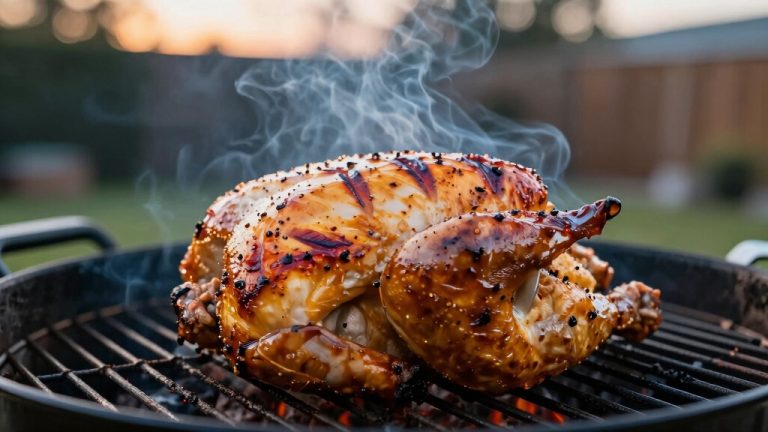 whole chicken pellet smoking