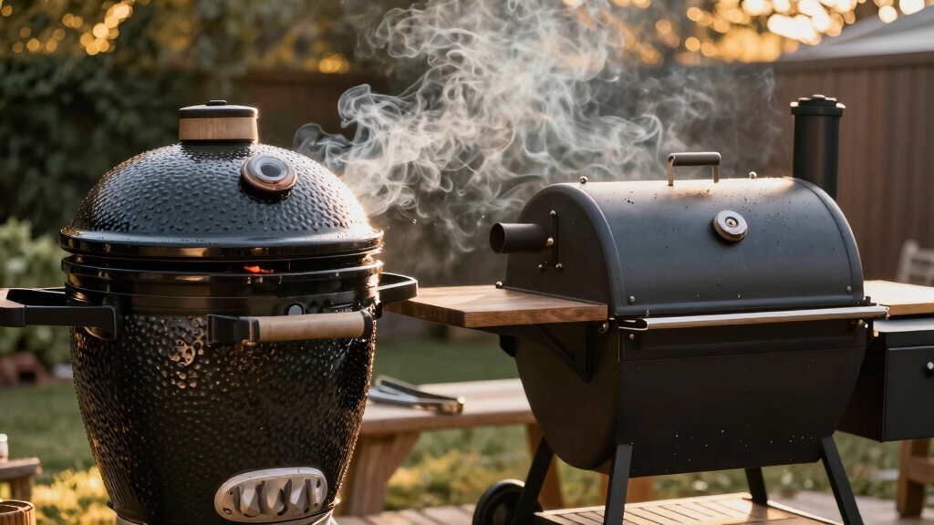 kamado versus offset smoker