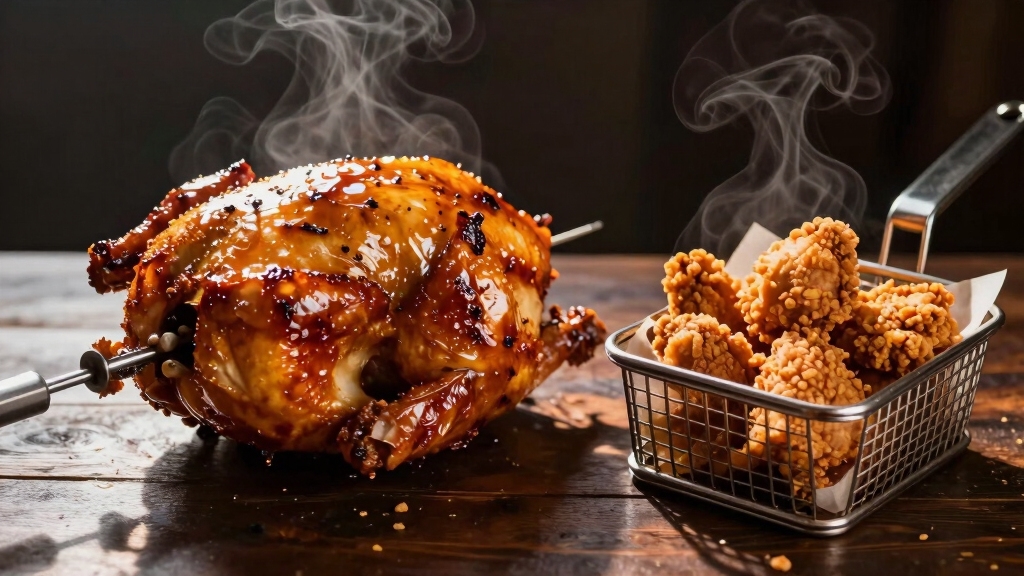 roaster versus fryer comparison