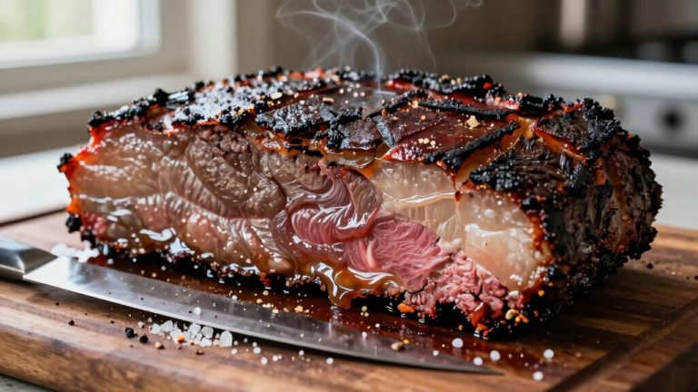 cut the brisket lengthwise