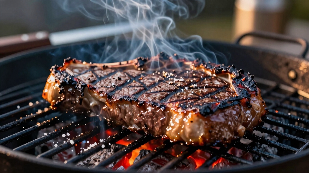 definition of charcoal grilled steaks