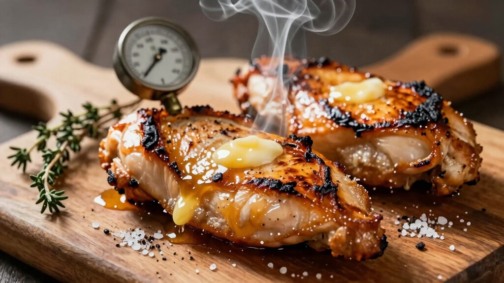 low and slow smoked chicken breasts