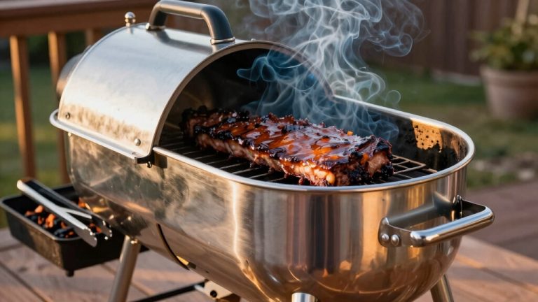 portable vertical barrel smoker