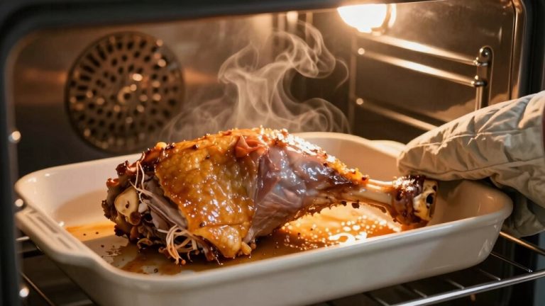 reheat turkey leg properly