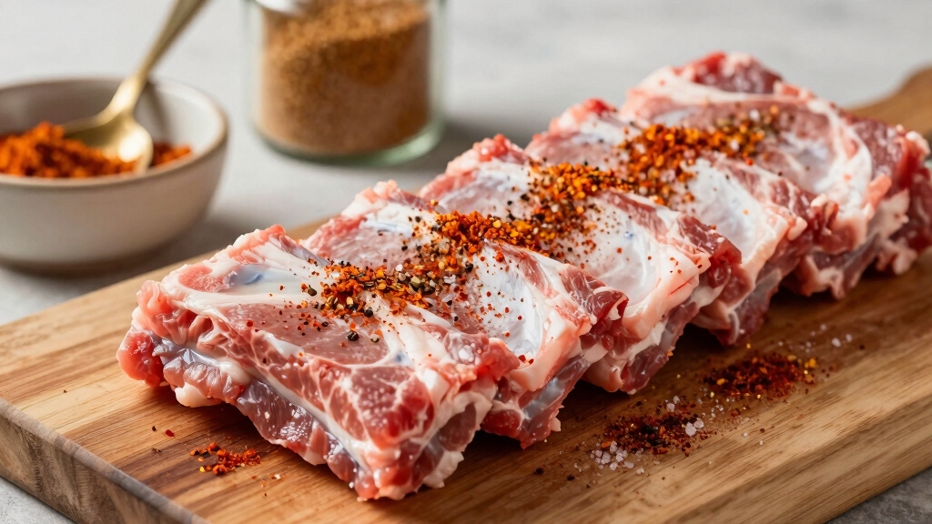 season ribs the night before