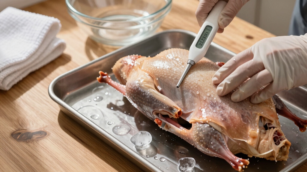 thaw frozen duck safely