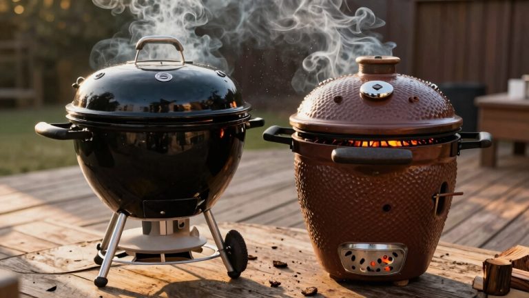 ceramic kamado versus kettle