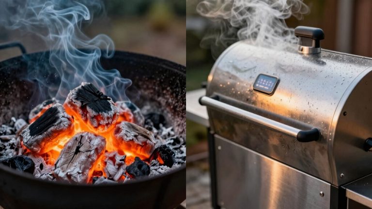 charcoal smokers need hands on
