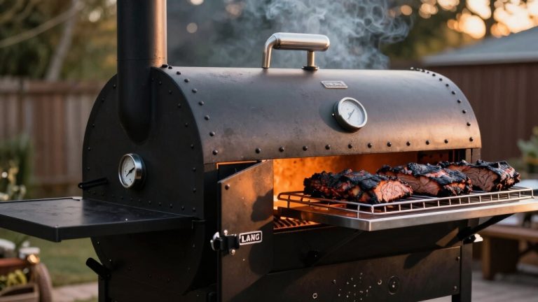 compact tennessee style offset smoker