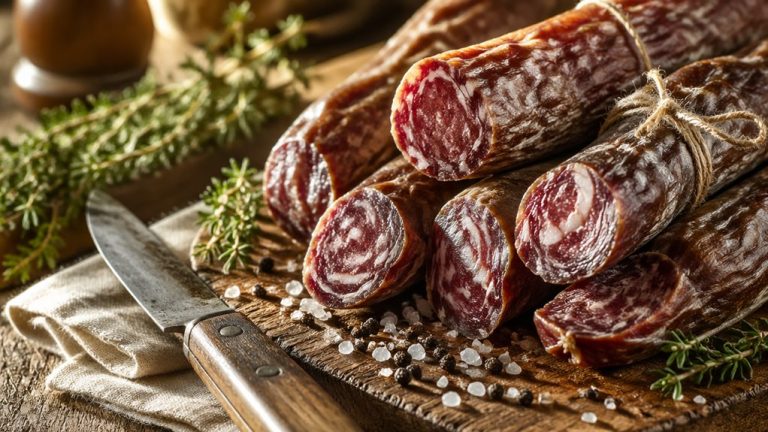 cured dried sausage preparation process