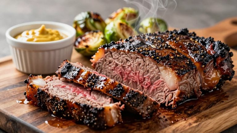 high fat smoked beef cut