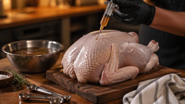 inject turkey night before