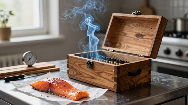 low temperature smoke curing device