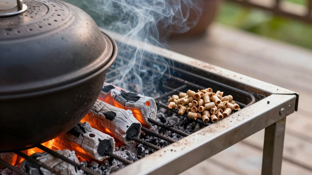 pellets incompatible with charcoal grills
