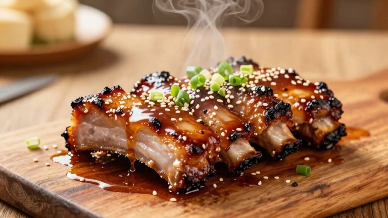 savory sweet sticky rib glaze