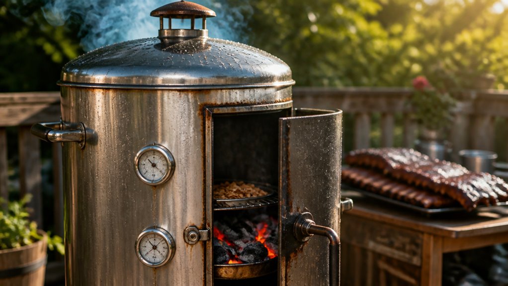 compact vertical charcoal smoker reviews