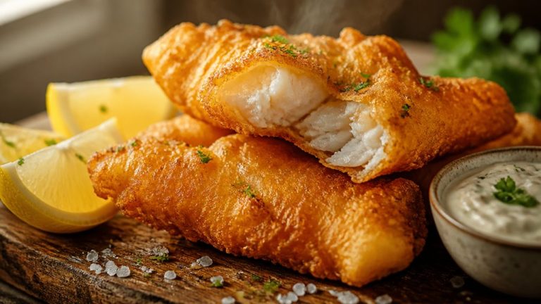 crispy deep fried fish batter