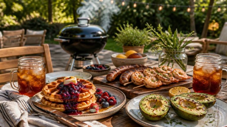 grilled weekend morning feast