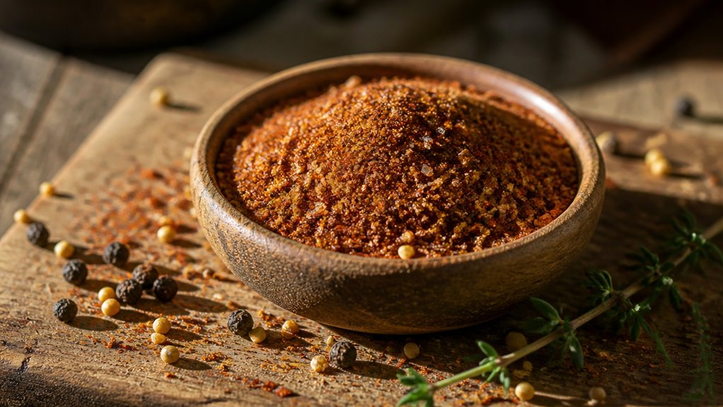 savory sweet spicy pork rub