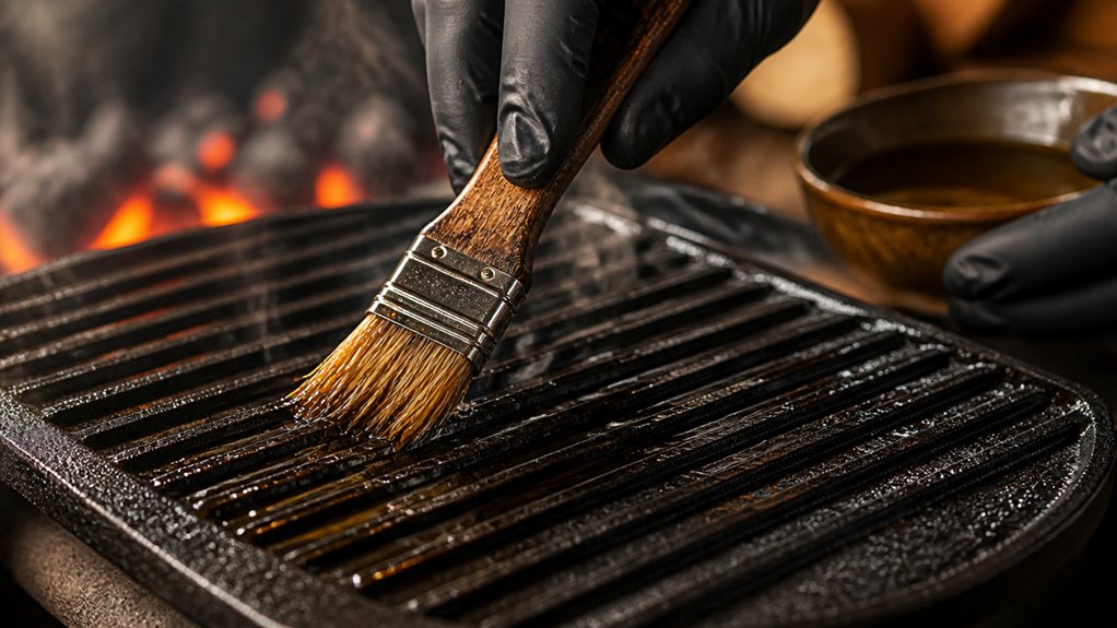 season cast iron grill grate