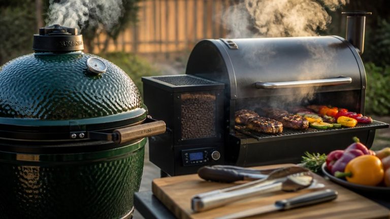 kamado ceramic smoker vs pellet