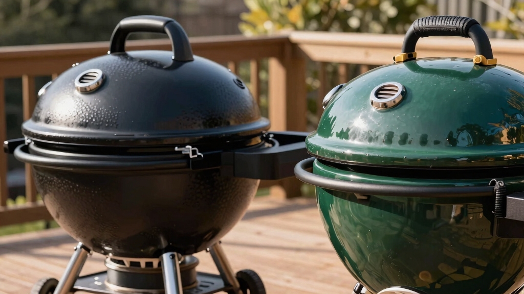 oval vs circular ceramic grills