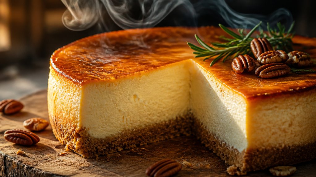 smoked creamy cheesecake dessert